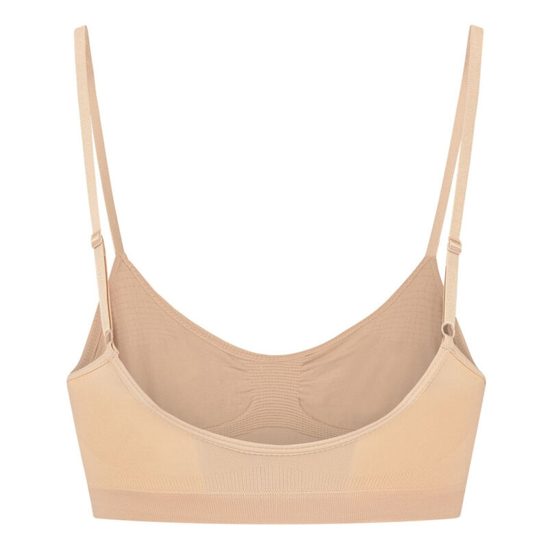 BYE-BRA - MEDIUM CONTROL SUJETADOR SIN COSTURAS BEIGE TALLA XL - Imagen 3