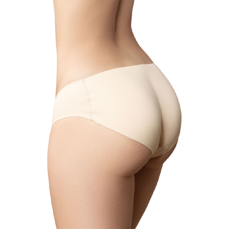 BYE-BRA - PANTIES BAJOS CON RELLENO NALGAS TALLA L - Imagen 2