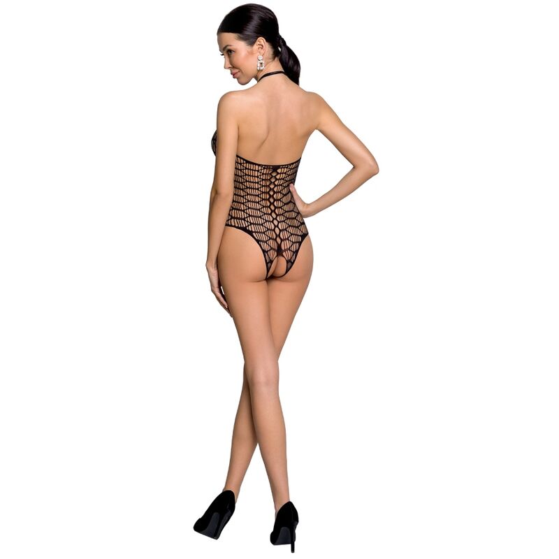 PASSION - WOMAN BS087 BODYSTOCKING NEGRO TALLA ÚNICA - Imagen 2
