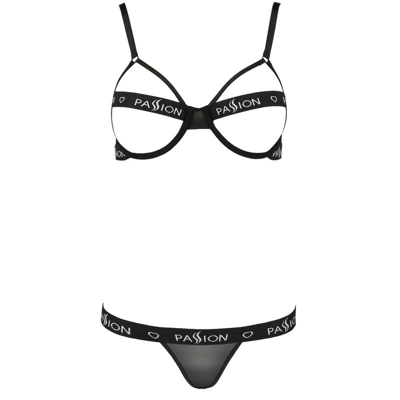 PASSION - KYOUKA SET DOS PIEZAS NEGRO S/M - Imagen 3