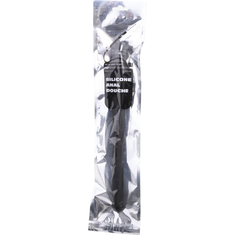 ALL BLACK - DUCHA ANAL SILICONA 27 CM - Imagen 2