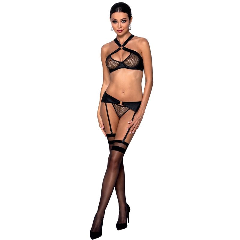 PASSION - AMANDA SET CUERO ECOLOGICO S/M - Imagen 3