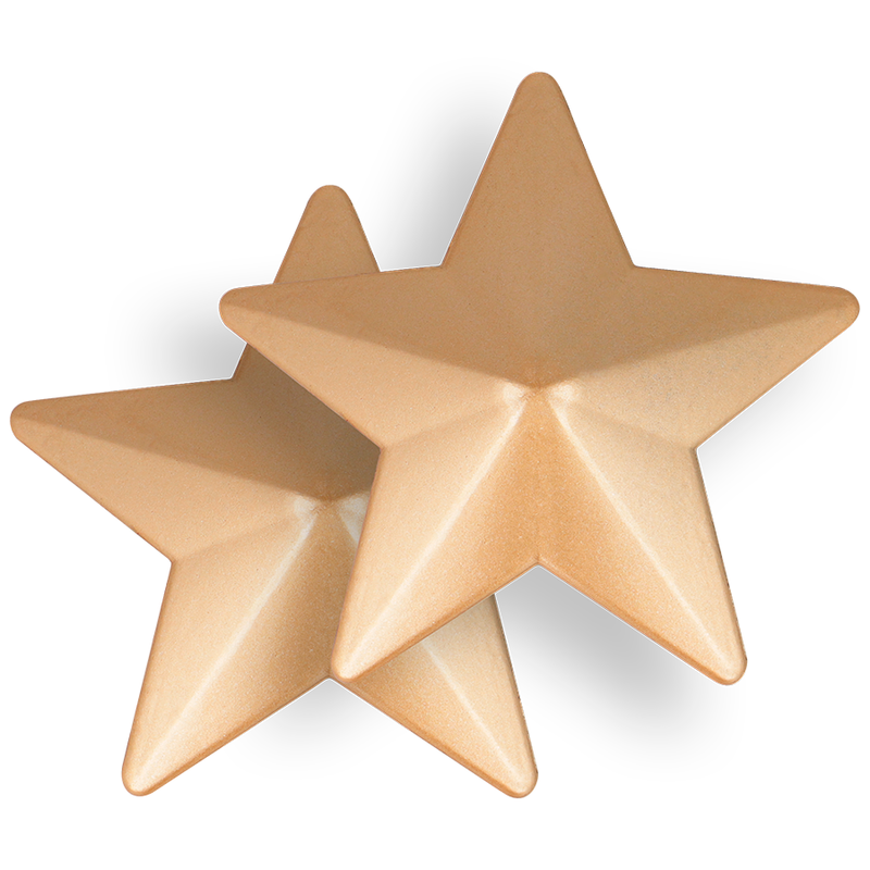 COQUETTE CHIC DESIRE - CUBRE PEZONES METAL ESTRELLAS - Imagen 3