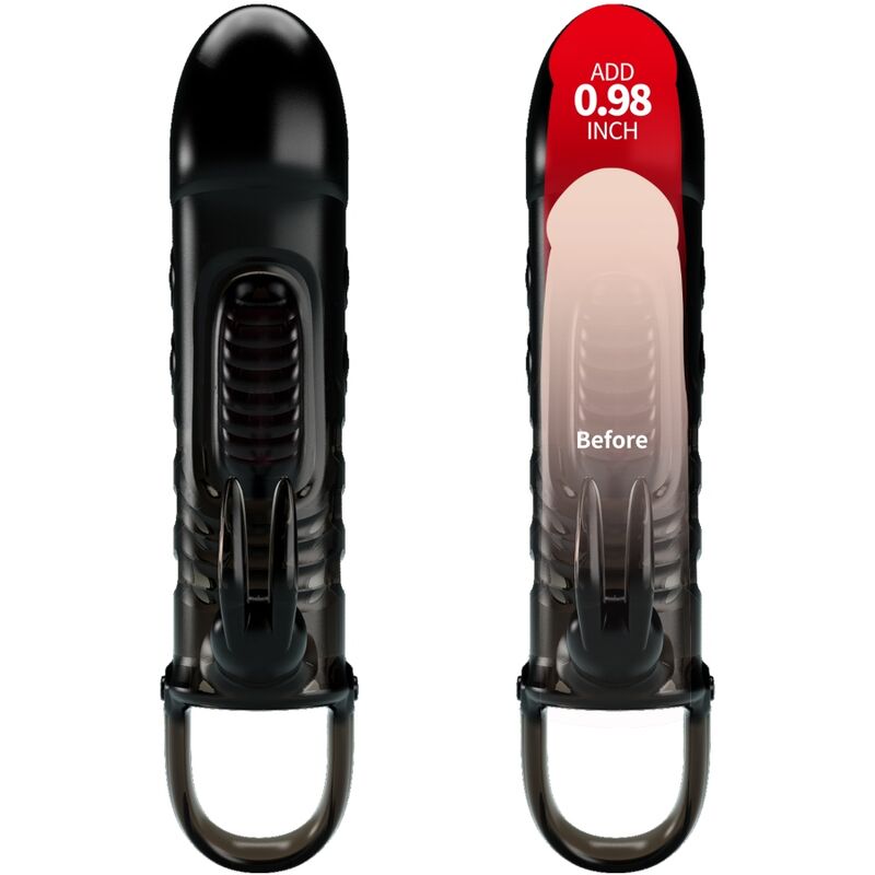PRETTY LOVE - SLOANE FUNDA PENE RABBIT NEGRO - Imagen 2