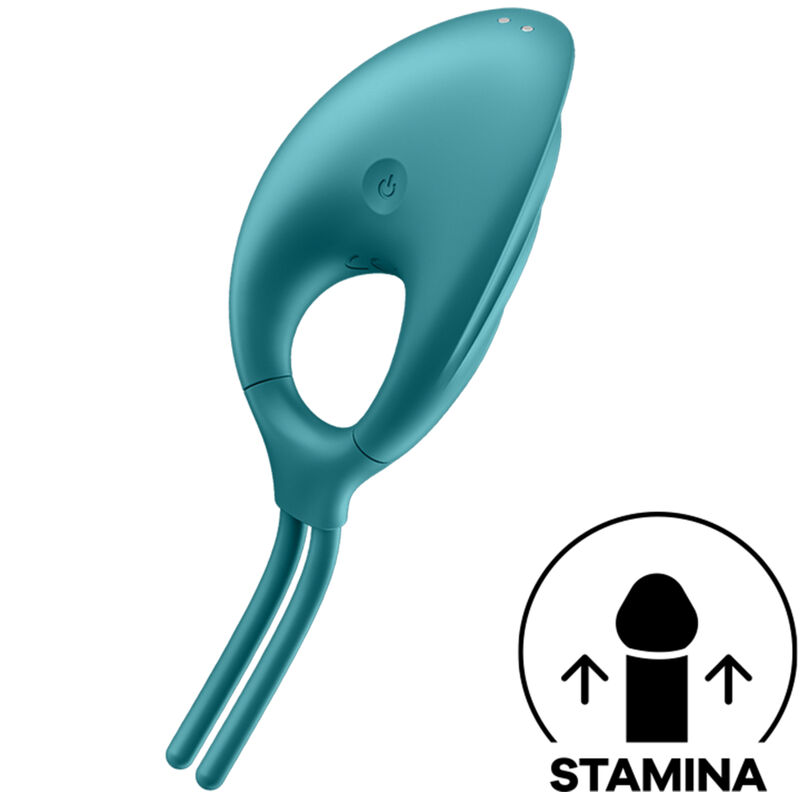SATISFYER - SWORDSMAN ANILLO VIBRADOR VERDE - Imagen 2