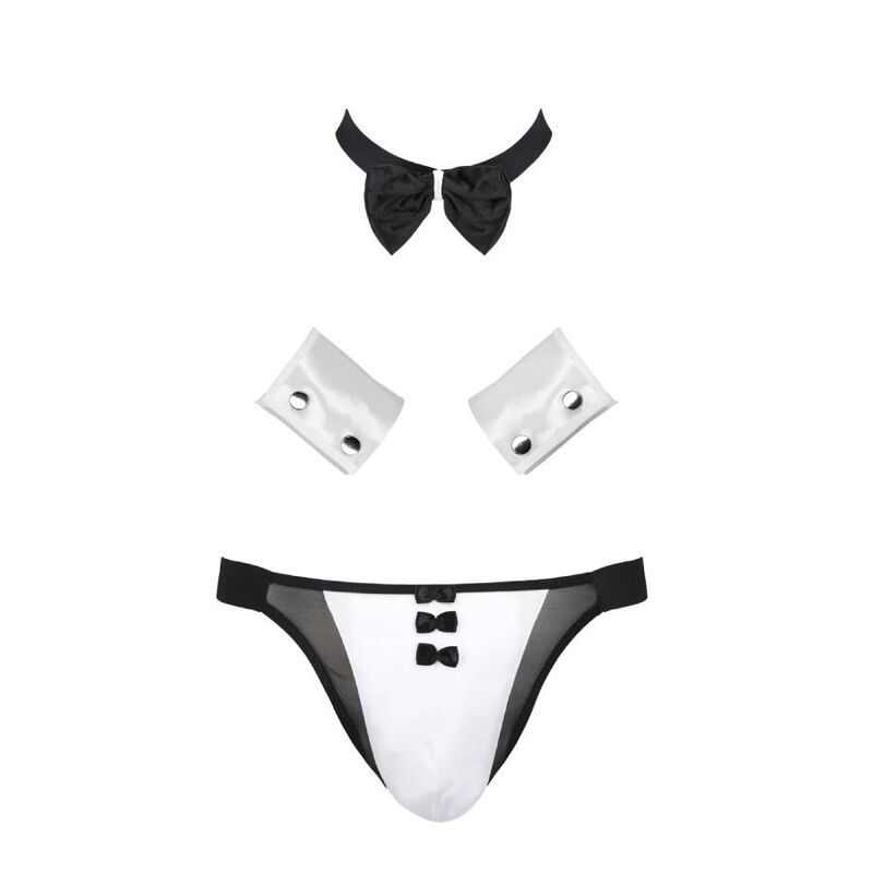 PASSION - 036 SLIP ALFROJO NEGRO L/XL - Imagen 5