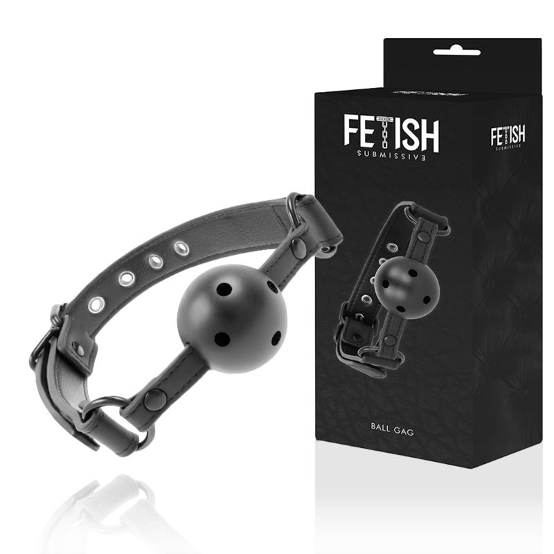 FETISH SUBMISSIVE - MORDAZA TRANSPIRABLE VEGANA - Imagen 2