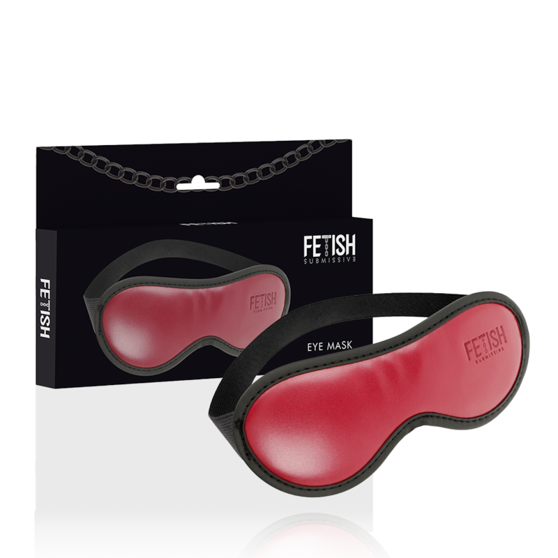 FETISH SUBMISSIVE DARK ROOM - ANTIFAZ CUERO VEGANO CON FORRO DE NEOPRENO - Imagen 2
