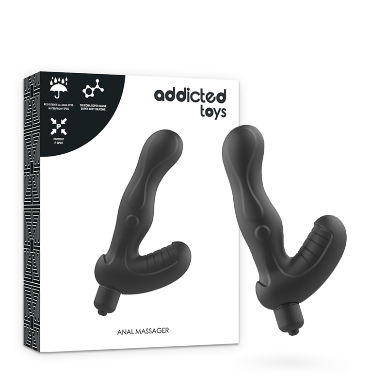 ADDICTED TOYS - ESTIMULADOR ANAL PROSTATA SILICONA P-SPOT VIBE - Imagen 2