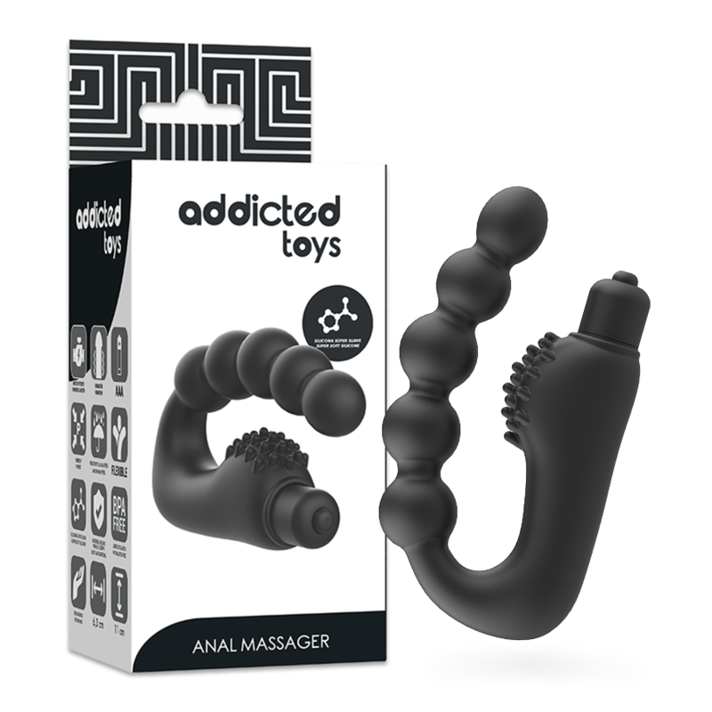 ADDICTED TOYS - MASAJEADOR ANAL PROSTÁTICO CON VIBRACIÓN - Imagen 2
