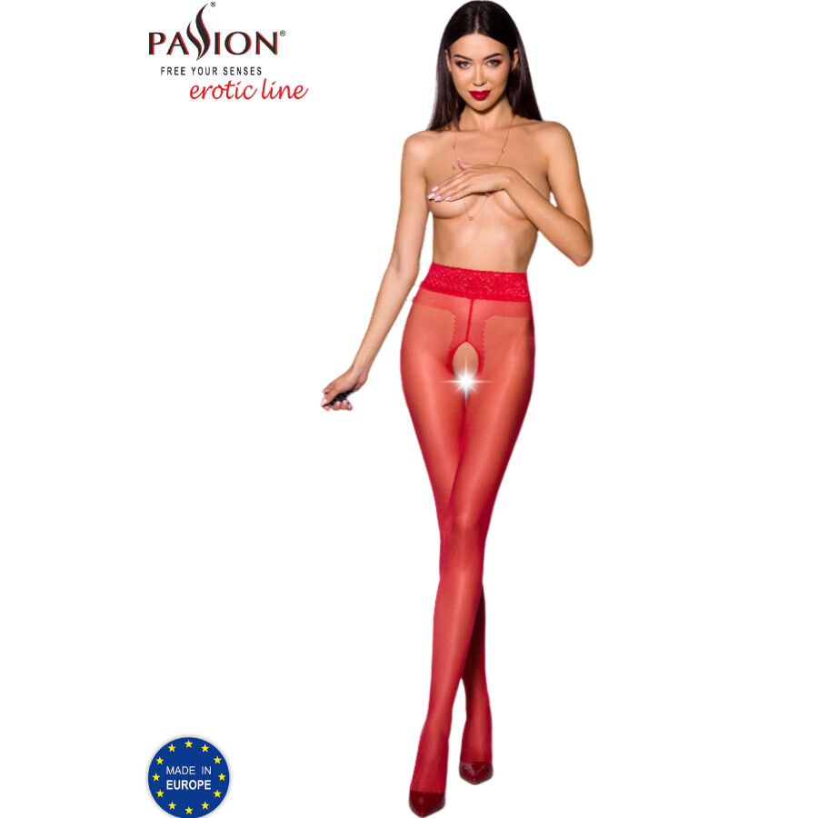 PASSION - TIOPEN 001 MEDIAS ROJO 3/4 20 DEN - Imagen 2