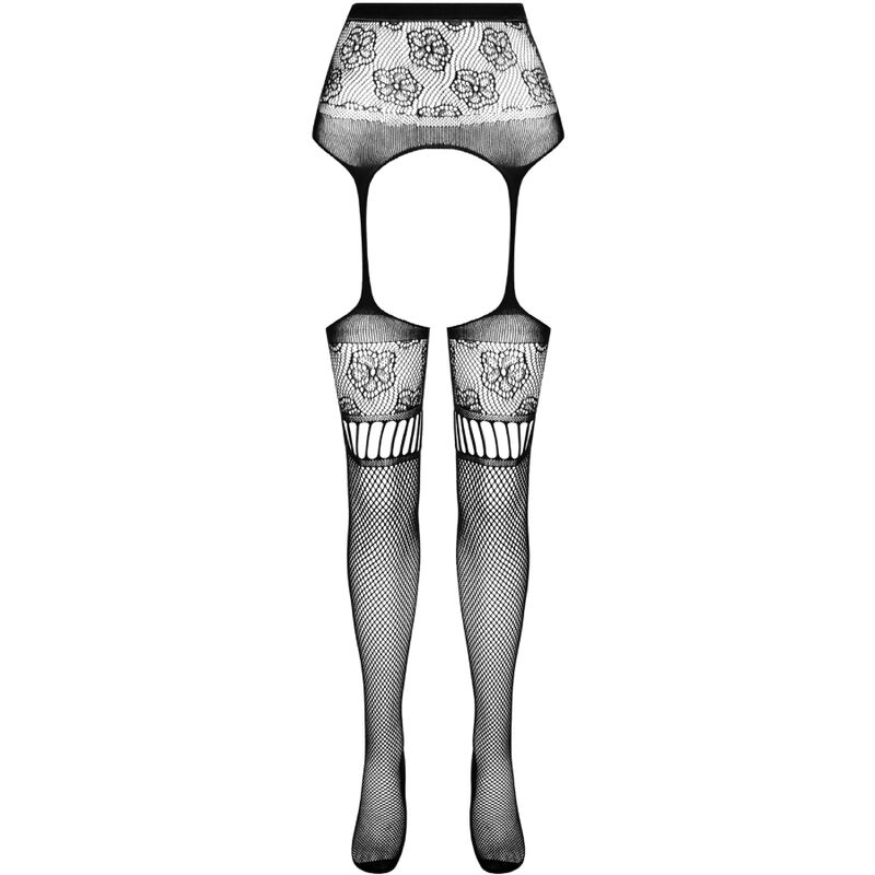 PASSION - S030 MEDIAS CON LIGUERO NEGRO TALLA ÚNICA - Imagen 5