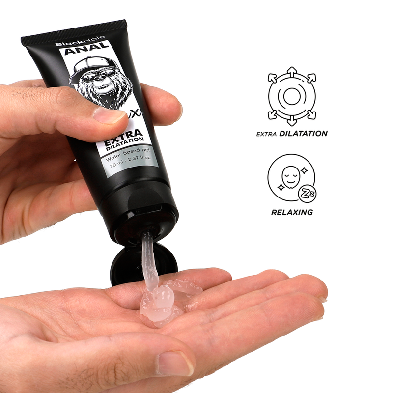 BLACK HOLE - GEL BASE AGUA DILATACIÓN ANAL 70 ML - Imagen 3