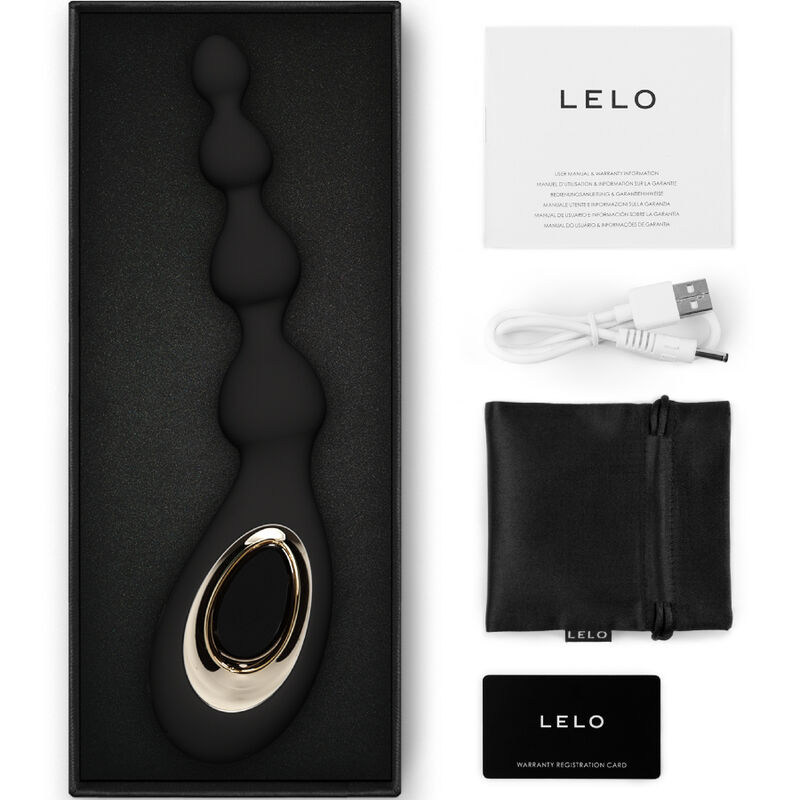 LELO - SORAYA BEADS MASAJEADOR ANAL NEGRO - Imagen 2