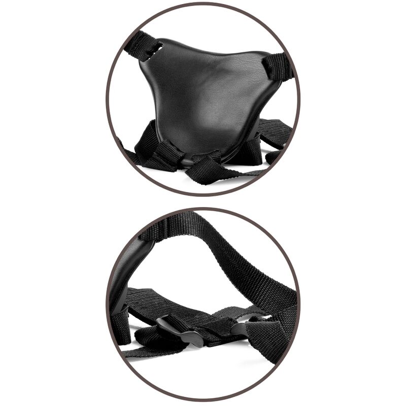 KING COCK - ELITE KIT ARNES AJUSTABLE DELUXE ANILLO CON TESTICULOS & DILDO 20.3 CM - Imagen 10