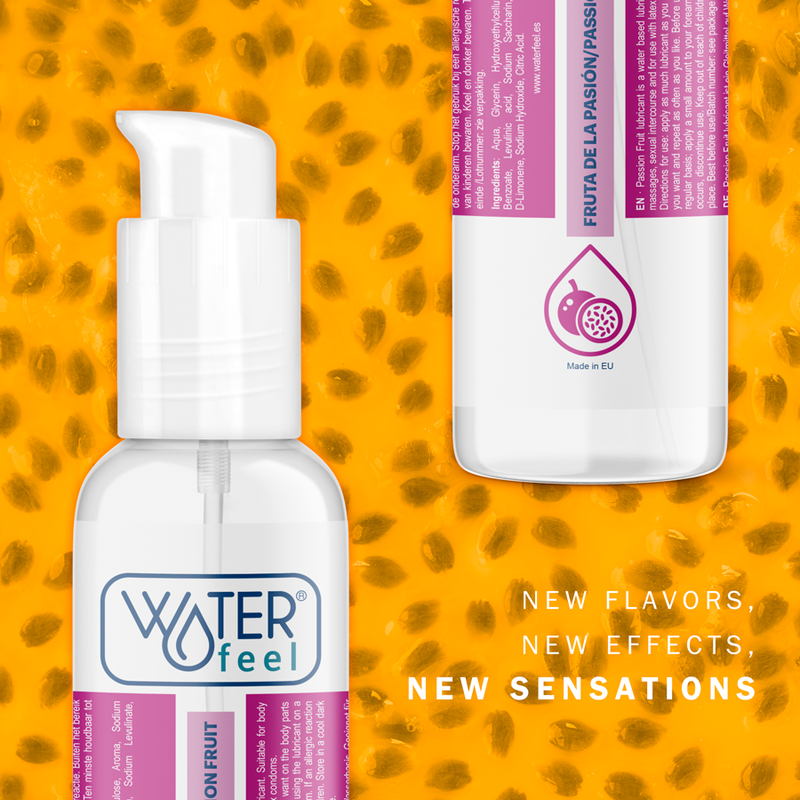 WATERFEEL - LUBRICANTE BASE AGUA FRUTA DE LA PASIÓN 175 ML - Imagen 6