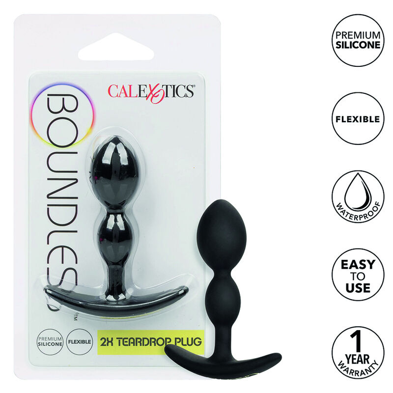 CALEXOTICS - BOUNDLESS PLUG ANAL LGRIMA 2X - Imagen 2