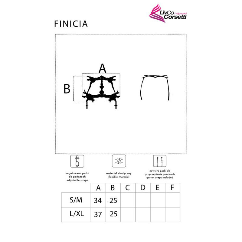 LIVCO CORSETTI FASHION - FINICIA LC90724 LIGUERO NEGRO L/XL - Imagen 6
