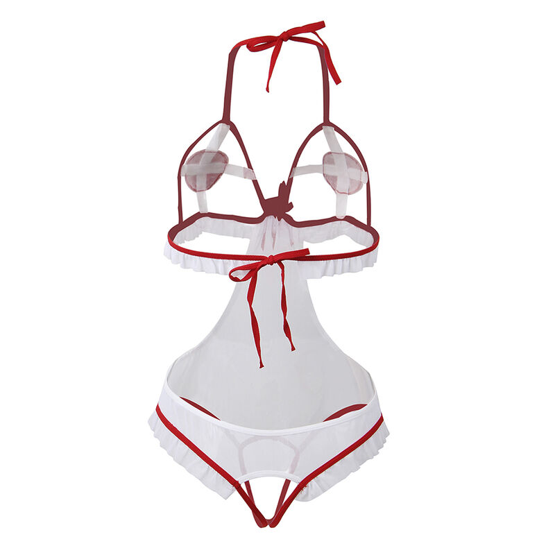 SUBBLIME - DISFRAZ DE ENFERMERA SEXY SIN ENTREPIERNA L/XL - Imagen 5