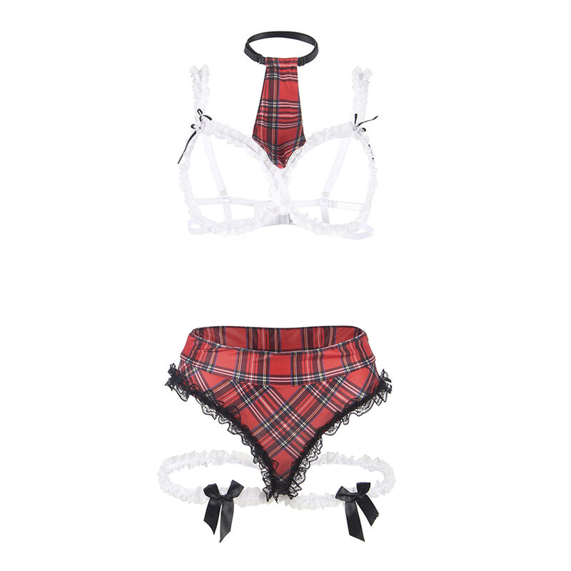 SUBBLIME - DISFRAZ DE COLEGIALA SEXY CON SUJETADOR L/XL - Imagen 4