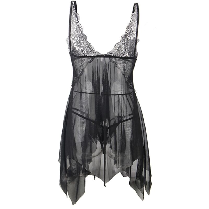 SUBBLIME - BABYDOLL TELA TUL PECHO ENCAJE S/M - Imagen 6