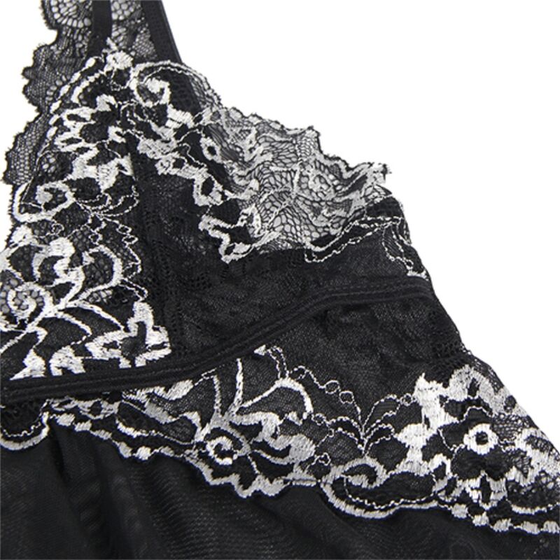 SUBBLIME - BABYDOLL TELA TUL PECHO ENCAJE L/XL - Imagen 10
