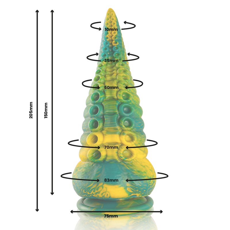 EPIC - CETUS DILDO TENTÁCULO VERDE TAMAÑO GRANDE - Imagen 2