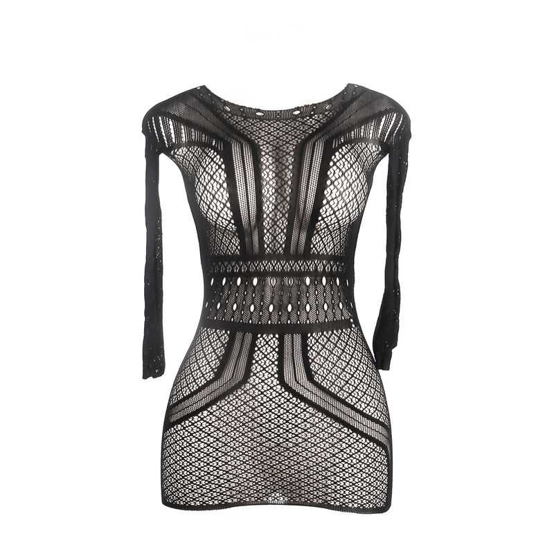 SUBBLIME - 951931 VESTIDO DE REJILLA CORTO CON ESPALDA DESCUBIERTA TALLA ÚNICA - Imagen 4