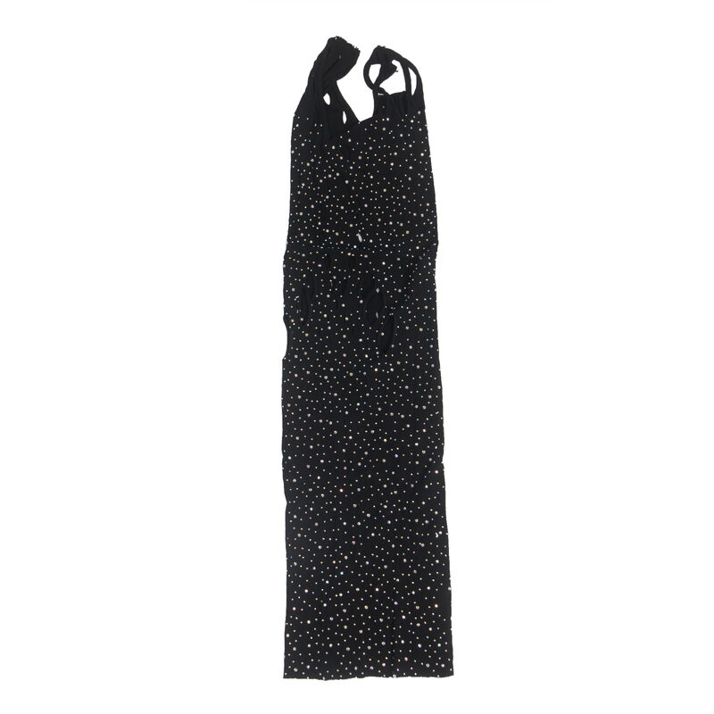 SUBBLIME - 952198 VESTIDO DE REJILLA CON DIAMANTES BRILLANTES NEGRO TALLA ÚNICA - Imagen 7