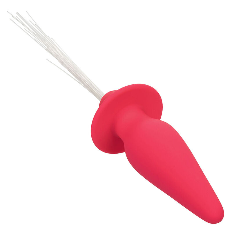CALEXOTICS - SOUTHERN LIGHTS LIGHT UP PLUG ANAL CON LUCES 10 VIBRACIONES SILICONA ROSA - Imagen 4