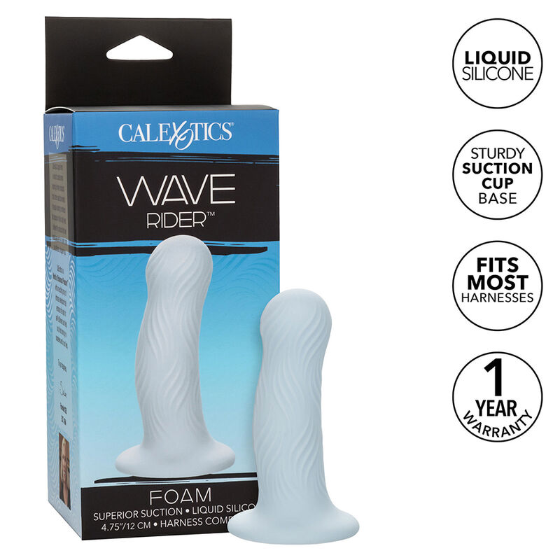 CALEXOTICS - WAVE RIDER PLUG ANAL ESPUMA AZUL - Imagen 2