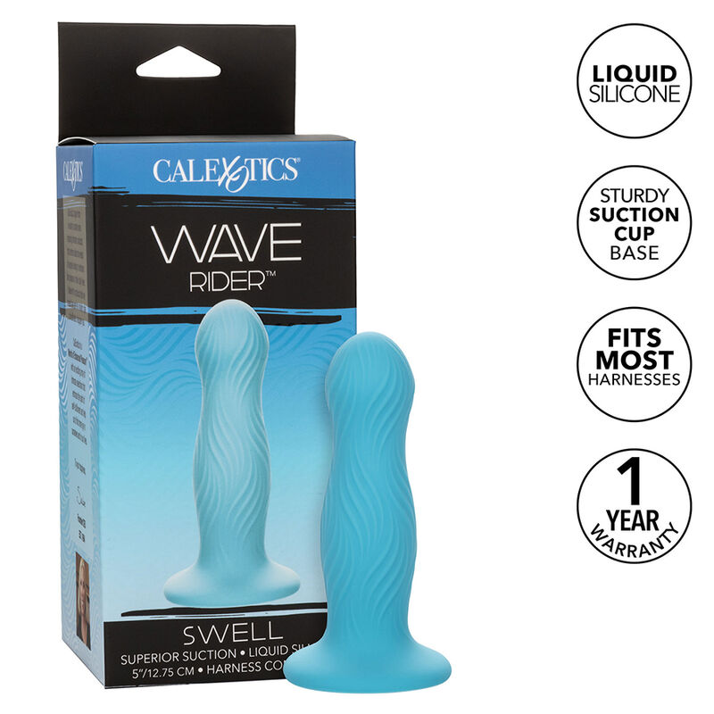 CALEXOTICS - WAVE RIDER SWELL PLUG ANAL AZUL - Imagen 2