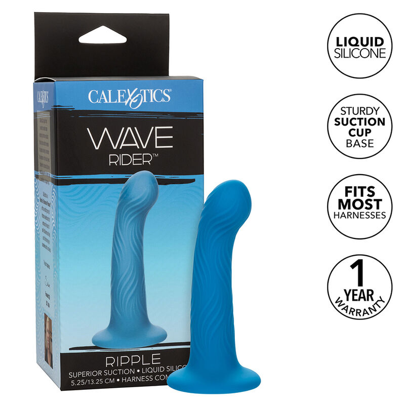 CALEXOTICS - WAVE RIDER RIPPLE PLUG ANAL AZUL - Imagen 2