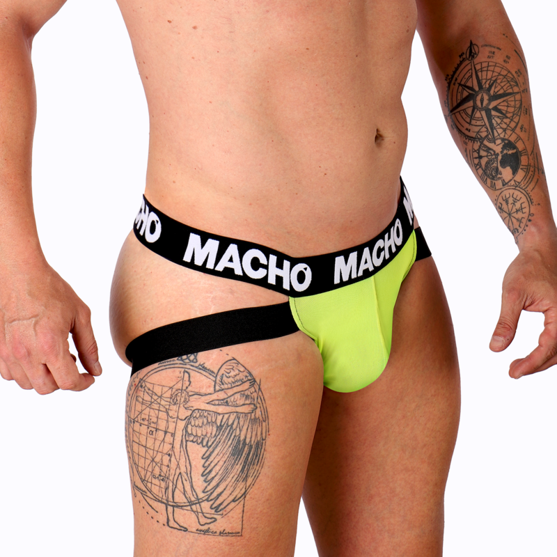 MACHO - MX28FA JOCK AMARILLO XL - Imagen 2