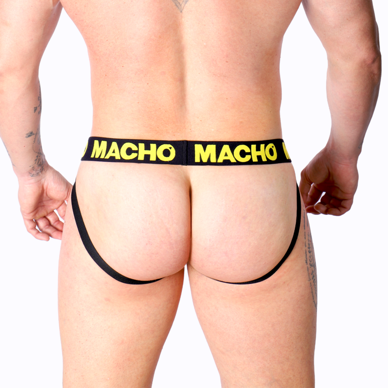 MACHO - MX25A JOCK AMARILLO LYCRA M - Imagen 4