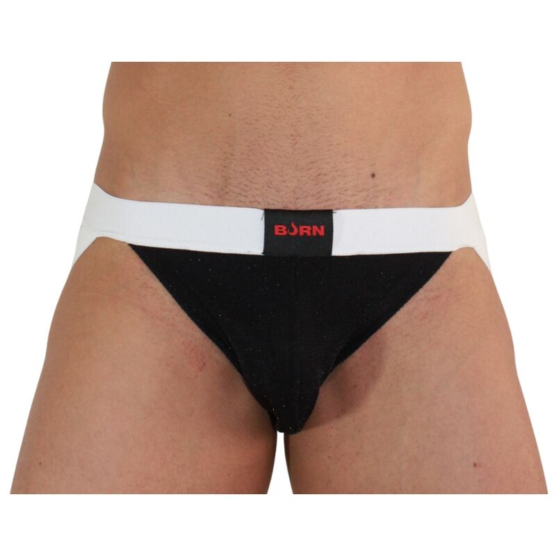 BURN - 004 JOCK BRILLANTE NEGRO / BLANCO M - Imagen 2