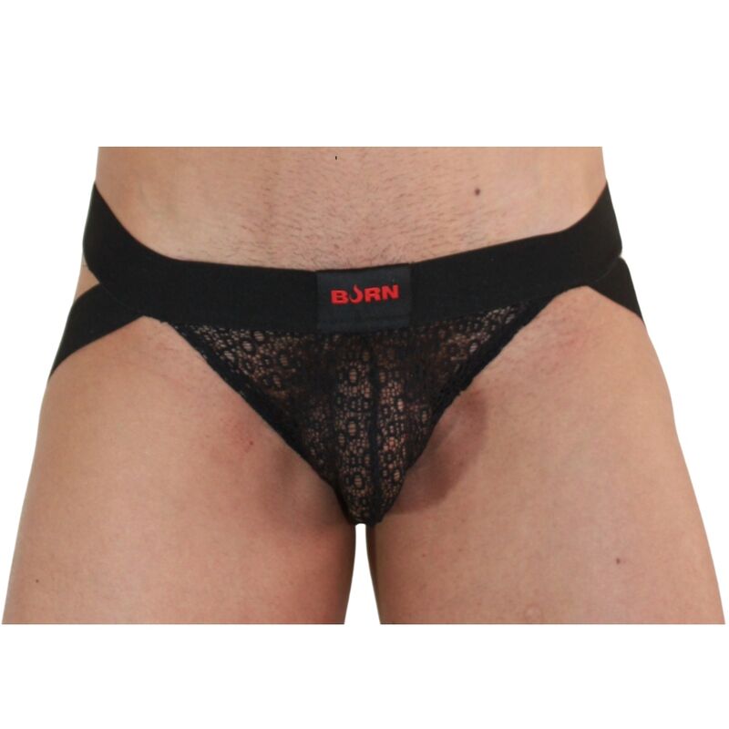 BURN - 005 JOCK LENCERO NEGRO M - Imagen 2