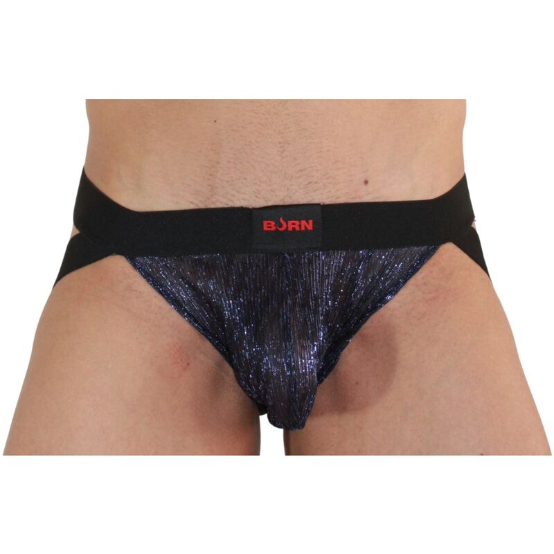 BURN - 006 JOCK BRILLANTE AZUL / NEGRO XL - Imagen 2