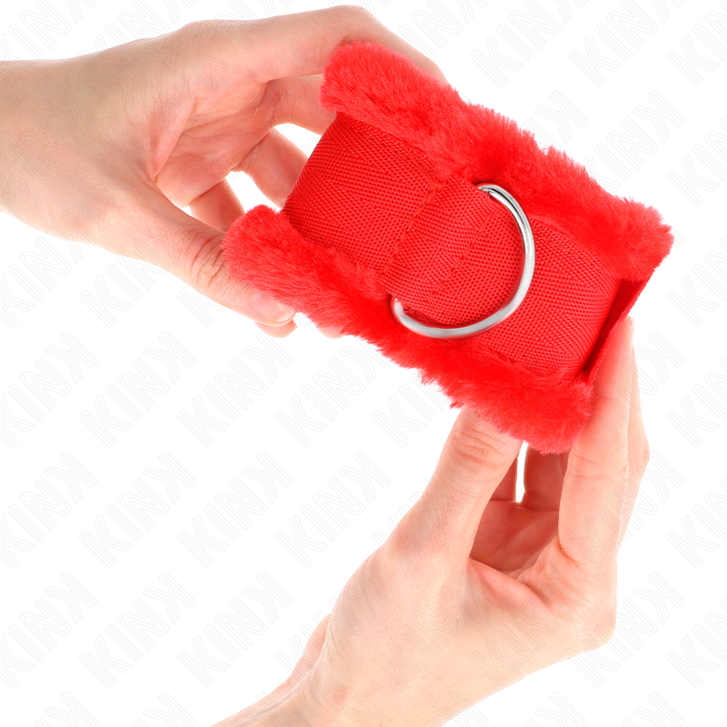 KINK - MUÑEQUERAS FORRADA ROJO AJUSTABLE 17-31 CM X 7 CM - Imagen 3