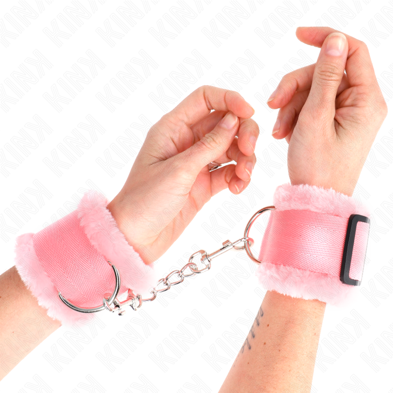 KINK - MUÑEQUERAS FORRADA ROSA AJUSTABLE 17-31 CM X 7 CM - Imagen 4