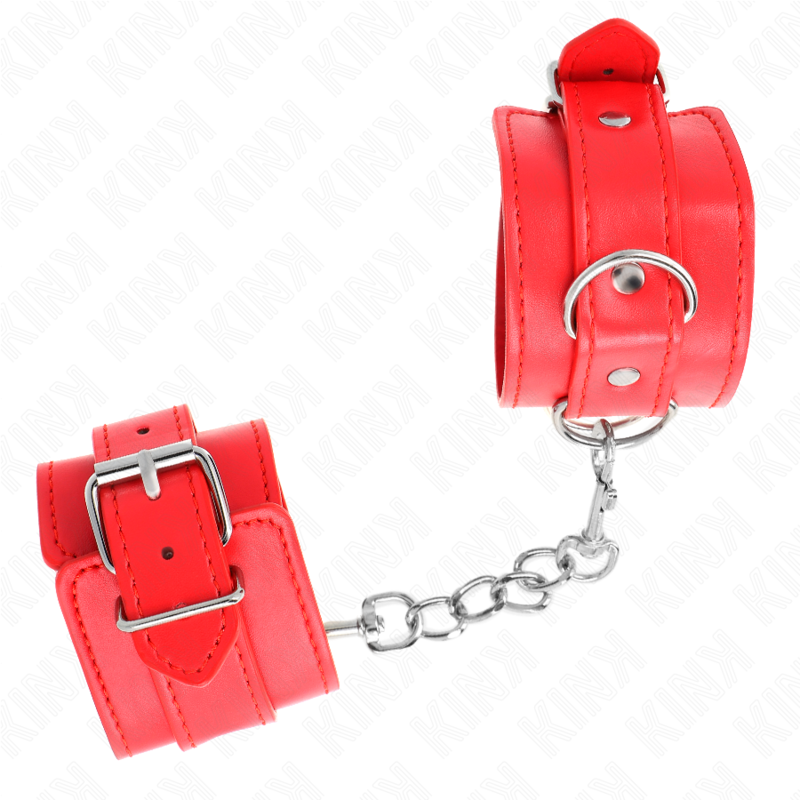 KINK - MUÑEQUERAS SENCILLAS ROJO AJUSTABLE 20-23 CM X 5.5 CM - Imagen 2