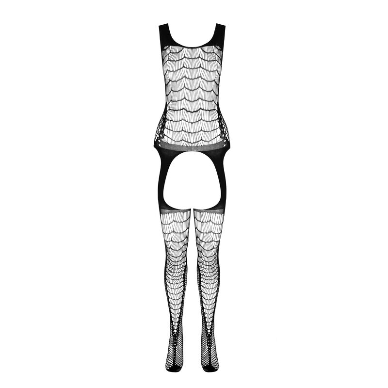 PASSION - BS 104 BODYSTOCKING ROJO TALLA ÚNICA - Imagen 3
