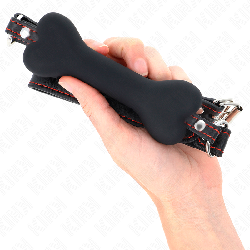 KINK - MORDAZA DE HUESO 12 CM NEGRO 63 x 2 CM - Imagen 4