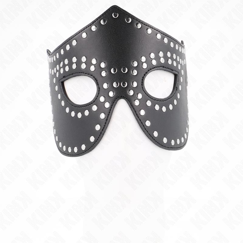 KINK - MÁSCARA DE POLIPIEL CON REMACHES MODELO 2 30 x 12 CM - Imagen 3