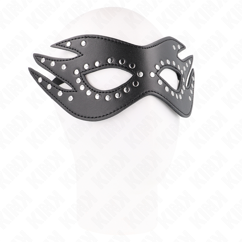 KINK - MÁSCARA DE POLIPIEL CON REMACHES MODELO 3 26 x 9.5 CM - Imagen 3