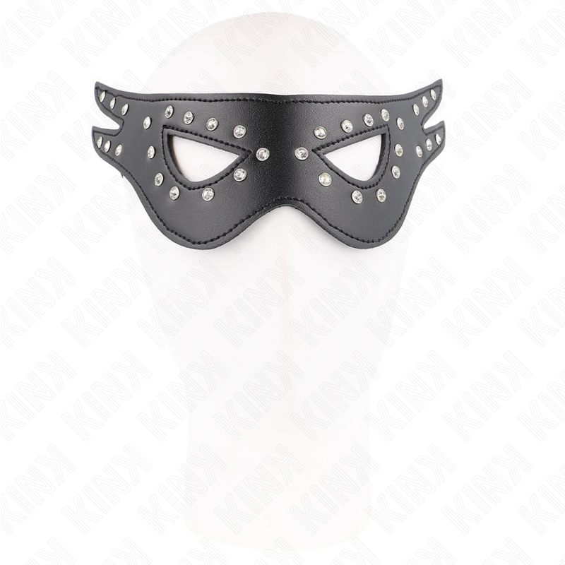 KINK - MÁSCARA DE POLIPIEL SEXY MODELO 2 27 x 13 CM - Imagen 2