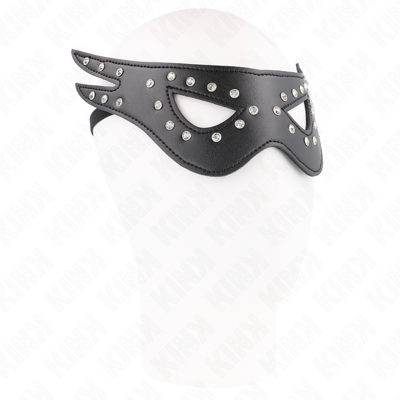 KINK - MÁSCARA DE POLIPIEL SEXY MODELO 2 27 x 13 CM - Imagen 3