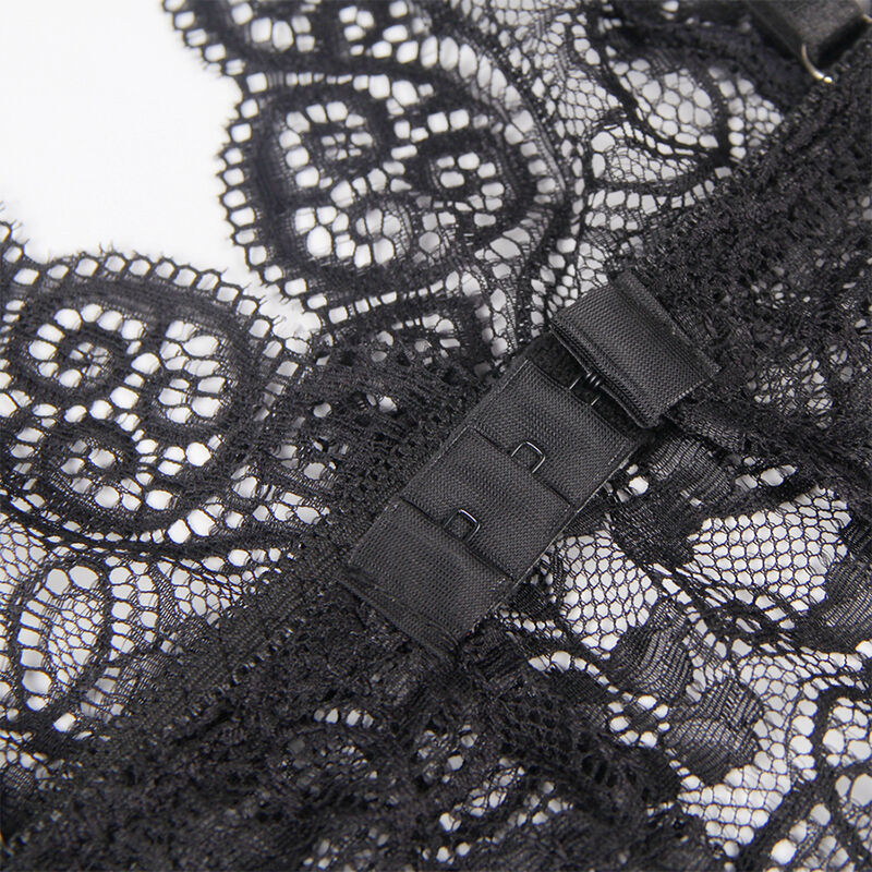 SUBBLIME - 953911 SET 3 PIEZAS ENCAJE Y SATEN NEGRO S/M - Imagen 9