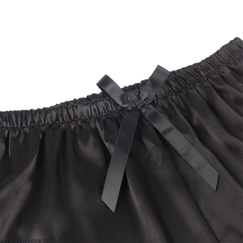 SUBBLIME - 953942 PIJAMA SEXY SATEN Y ENCAJE NEGRO L/XL - Imagen 6