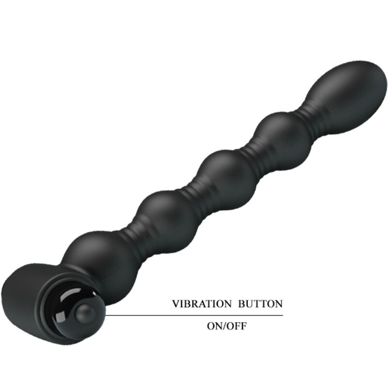 PRETTY LOVE - LYNN PLUG ANAL SILICONA 10 VIBRACIONES NEGRO - Imagen 5